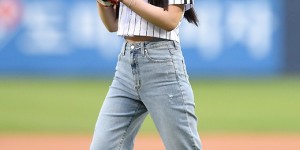 【波多野结衣】韩国女艺人金诗雅担任职业棒球比赛开球嘉宾