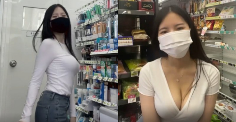 南韓超商店員自稱「便利店音樂家」　上班就找空檔跳抖奶舞