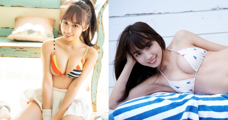 日、菲混血「黑木光」甜曬 20 歲青春活力！比基尼包不住「飽滿美乳」