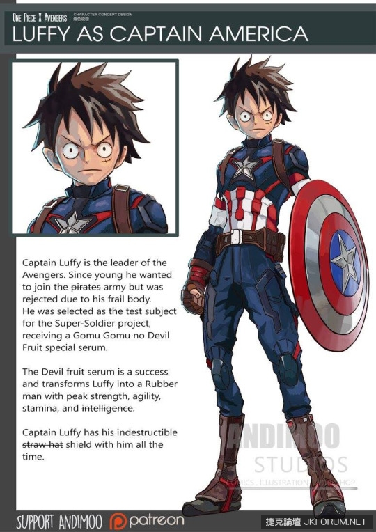 毫無違和感！《海賊王》角色化身《復仇者聯盟》