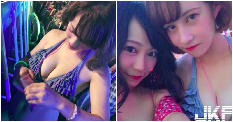 泳池趴驚見混血爆乳妹，「驚人雪乳」讓現場嗨翻，越玩越震撼了！