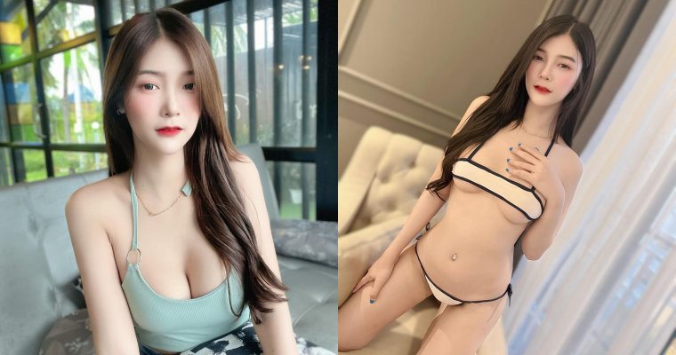 比基尼的季節！「白皙長髮妹」特愛穿「小到不合理」的三點式泳衣  猛曬美乳＋纖腰