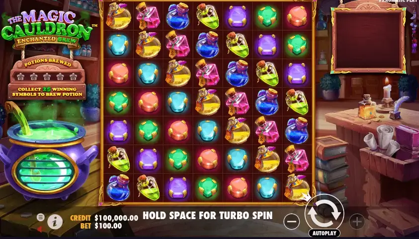 大发娱乐《魔法大釜绝佳药剂》老虎机深度解读