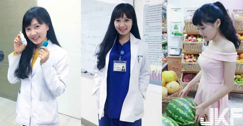 實習藥劑師「和西瓜比大」…白袍底下曲線超兇狠！網：拜託餵我吃藥藥