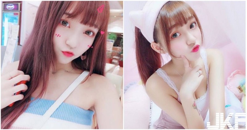 直播主「襄姬寶」穿上夢幻睡衣，「超萌嘟嘴」絕佳身材太吸睛了！