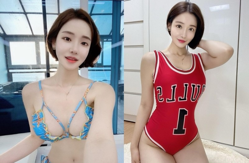 短髮俏闆娘「우유씨」腰臀曲線呈完美S型　如牛奶般「絲滑肌膚」讓人想一親芳澤