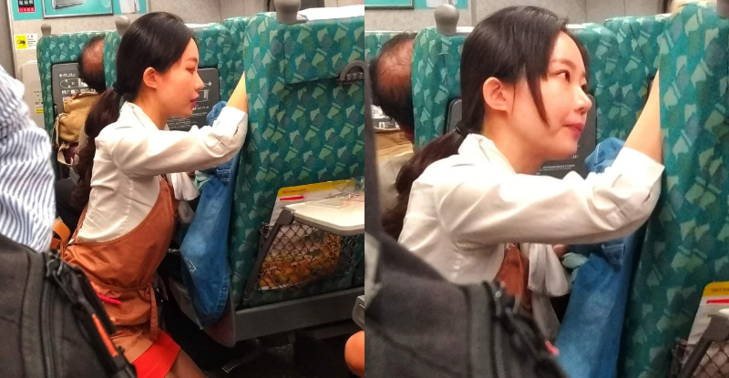人美心也美！超正高鐵乘務員貼心安慰哭泣旅客　網友跪求傳送門！