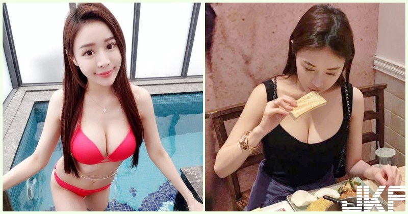 受不了！「台灣辣乳正妹」超胸美奶好犯規！滿滿的「低胸視角」若隱若現…